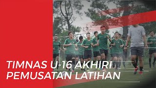 Timnas U-16 Indonesia Akhiri Pemusatan Latihan dengan Kemenangan
