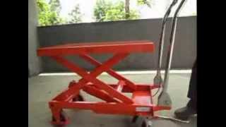 preview picture of video 'Manual-Scissor-Lift-Table.flv'