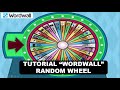 Tutorial Membuat Wordwall Random Wheel