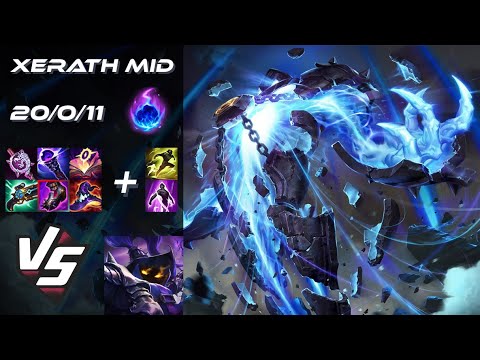 MID Xerath vs Veigar - NA Grandmaster Patch 25.22