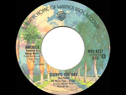 1976 HITS ARCHIVE: Today’s The Day - America (stereo 45--#1 A/C)