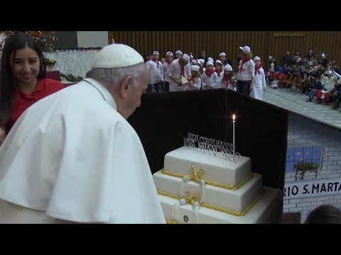 Así celebró Francisco su 81 cumpleaños