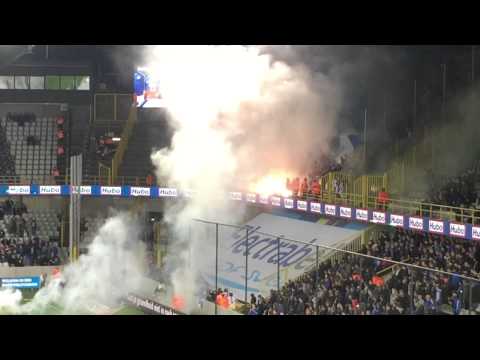 Fans KRC Genk zetten Olympia in vuur en vlam