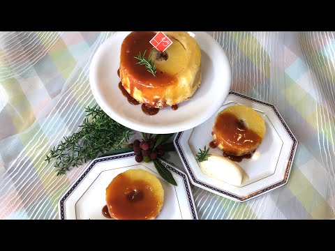 【絶品】パイナップルのアップサイドダウンケーキ／ローズマリーアイスクリームのレシピ | Pineapple Upside Down Cake & Rosemary Ice Cream Recipe