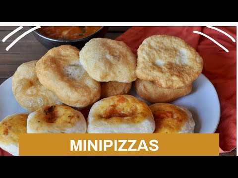 Minipizzas fritas o al horno
