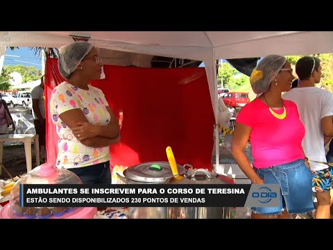 Ambulantes se inscrevem para o Corso de Teresina 08 02 2023