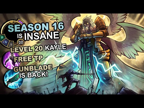 SEASON 16 IS INSANE, LEVEL 20 KAYLE + GUNBLADE CAN'T LOSE!!! (SUPER FUN)