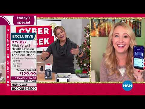 HSN | Holiday Gifts - Cyber Week Deals - Fitbit 12.04.2021 - 04 PM