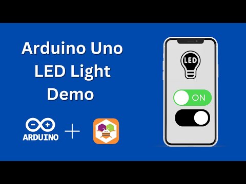 Demo della luce LED Arduino Uno - Controlla con l'app MIT Inventor App!