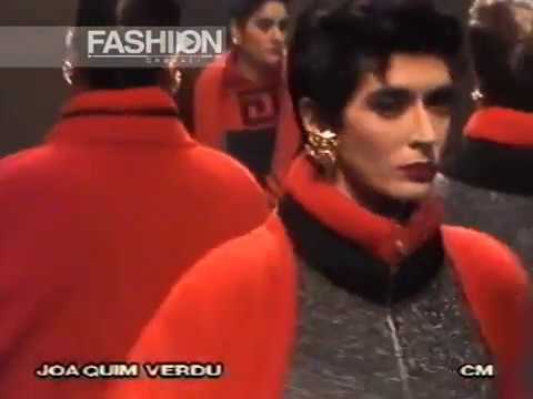 "Joaquim Verdu" Autumn Winter 1990 1991 Madrid Pret a Porter Woman by Canale Moda