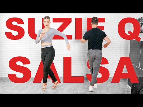 Suzie Q | Explicación y Tres variantes l Pasos Básicos de Salsa | Alfonso y Mónica