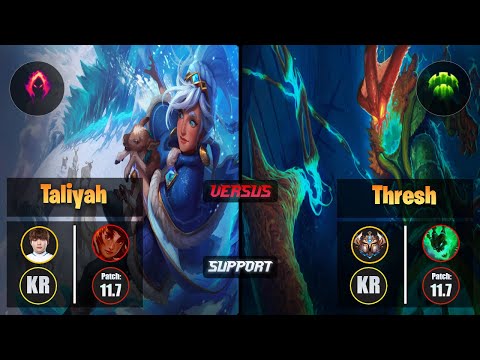 Beryl TALIYAH (Support) [Dark Harvest] VS THRESH - Challenger KR Patch 11.7