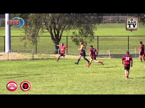 2015 NHRU Round 12 Premier 3 Highlights - Waratah v Singleton Bulls