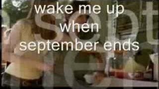 Wake Me Up When September Ends-Green Day:With Lyrics