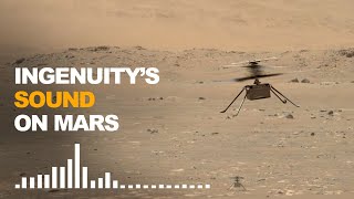 First Sound Of Mars Helicopter Ingenuity Flying On Mars - Recorded By Perseverance Rover