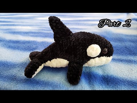 How To Crochet- Orca Whale (Part 2) | Amigurumi Tutorial | SpringDay DIY