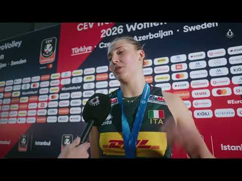 Europei Femminili: Ekaterina Antropova dopo la finale Italia-Turchia 2-3