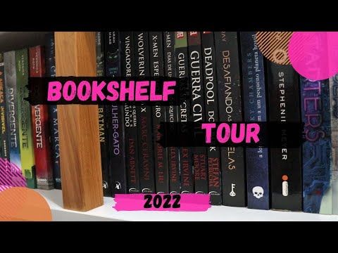 Bookshelf Tour 2022: Livros e HQs de super-heris | Rassa Baldoni