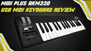 Video thumbnail for MIDIPLUS AKM320 USB MIDI Keyboard Review - The best compact MIDI Keyboard 2021! by We Review