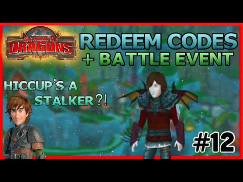 HOW DOES HE KNOW?! - Claiming Redeem Codes + Gold Battle Event - School Of Dragons Series Gameplay