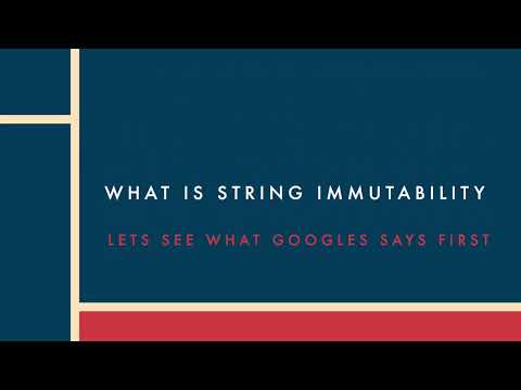 Java Strings are Immutable - Explained