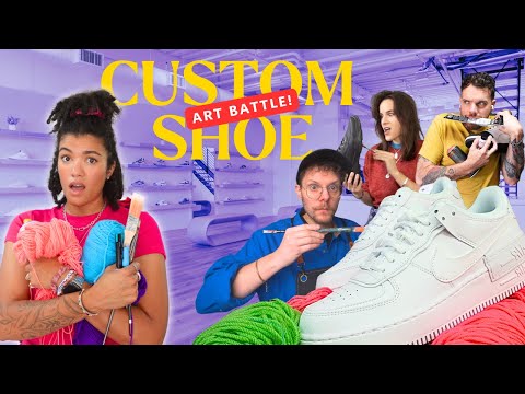 @TenHundred Challenged Me to a CUSTOM SHOE Battle!