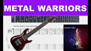 #METAL WARRIORS#MANOWAR#|Guitar Tab| TUTORIAL#Mastertabs#BestFreeYoutubeMusic#FREE GUITAR ALL