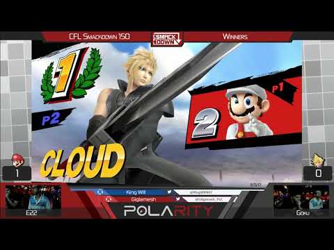 CFL Smackdown 150 WiiU - E22 (Mario) vs Goku (Cloud) - Winners