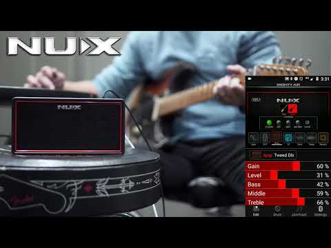 NuX Mighty Air Wireless Stereo Modelling Guitar/Bass Amplifier with Bluetooth