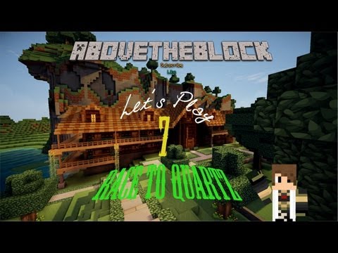 Minecraft: Let's Play Road to Quartz 7. New home/ More MINING!!!