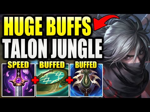 HOW TO PLAY TALON JUNGLE AFTER SOME CRAZY ITEM BUFFS THIS PATCH! (S+ TIER OP)