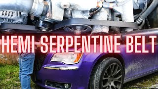 5.7 hemi serpentine belt replacement
