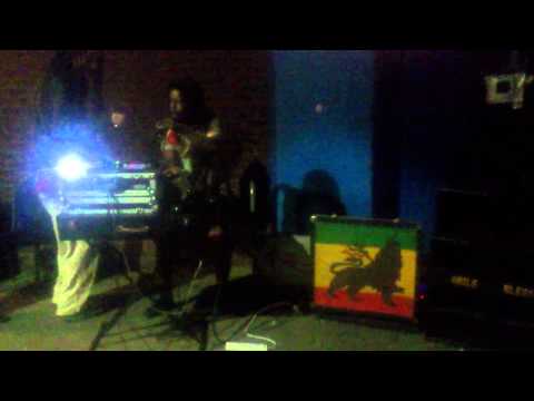 Haile Bless playing fyah at the UNOD 2014