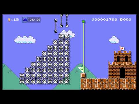 Super Mario Maker 2 - 100 P-Switches in 80 Seconds