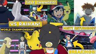 Pokemon Journeys Ep. 109 Title Revealed||Misty Returning||Breakings|Lucario Vs Greninja Fight!|Hindi