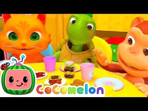 Animal Breakfast Song | CoComelon Animal Time - Learning with Animals | Nursery Rhymes for Kids