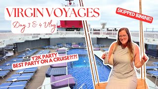 VIRGIN VOYAGES Scarlet Lady Day 3&4 Vlog | Cancelled Bimini!