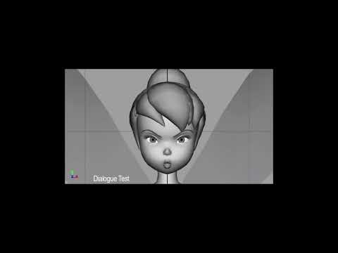 Brittany Murphy Voicing Animation Test (Tinker Bell The Ring of Belief)