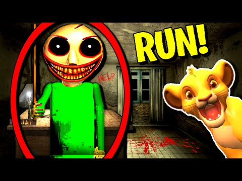 DO NOT run from creepy BALDI.. 🔪🩸  (DANGEROUS)