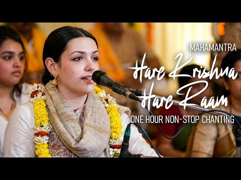 Powerful Hare Krishna Hare Rama Mahamantra | ISKCON Temple Vibes | Non-Stop One Hour Chanting