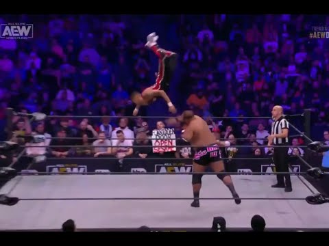 AEW Keith Lee debut biggest biel throw ever?