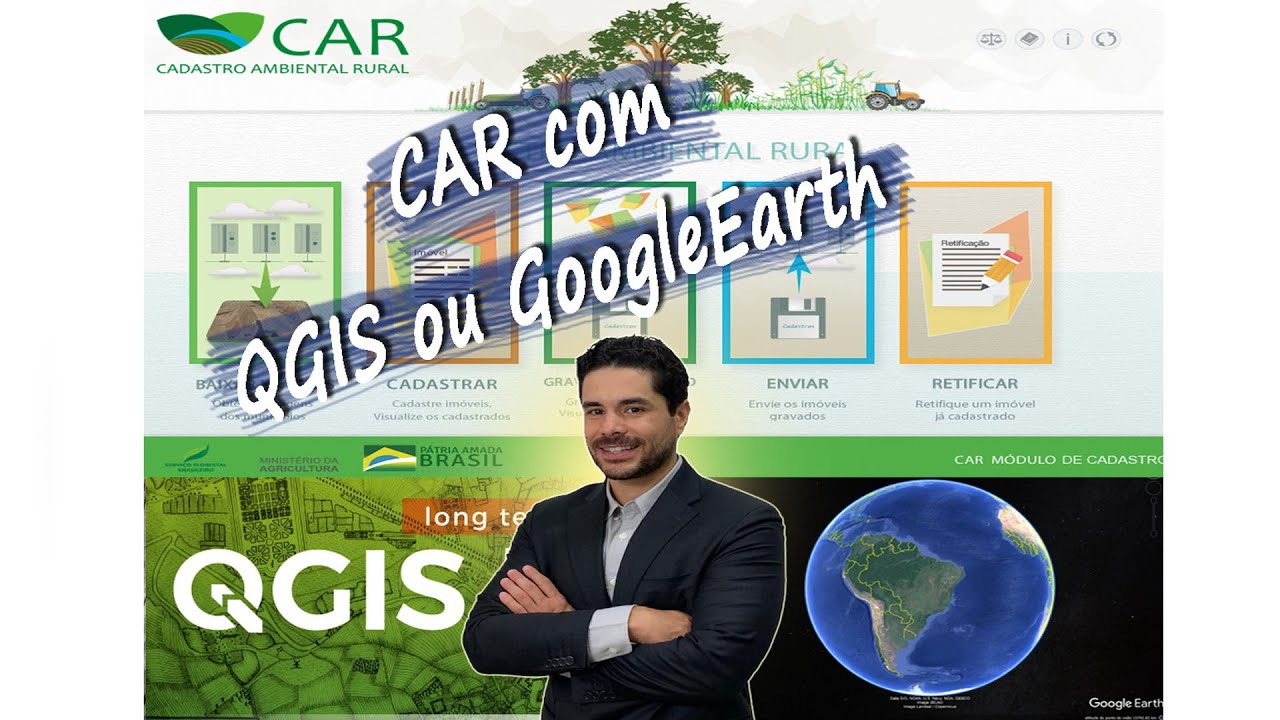 Vídeo 04 - Como desenhar imóvel para o CAR utilizando QGIS ou GoogleEarth.