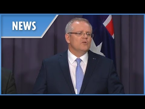 New Australian PM Scott Morrison gives his first address