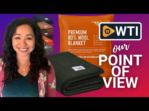 Woolly Mammoth Merino Wool Blanket - Large 66"" x 90 - WTI product video review
