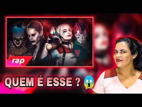 MINHA MÃE REAGINDO Rap do Coringa, Arlequina, Hisoka e Pennywise - CIRCO DOS HORRORES 2 • MÃE React