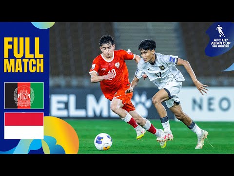 Afghanistan vs. Indonesia | Full Match | AFC U17 Asian Cup™ Saudi Arabia 2025