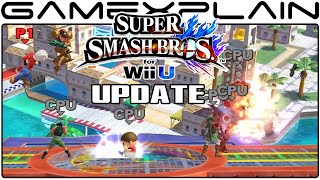 OMG Smash Bros Wii U Update 1.0.6 - Share Mode & 6 New 8-Player Smash Stages