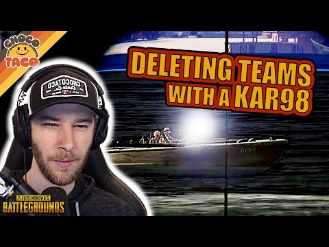 chocoTaco's Deleting Teams with His Kar98 Again ft. Boom - PUBG Duos Gameplay