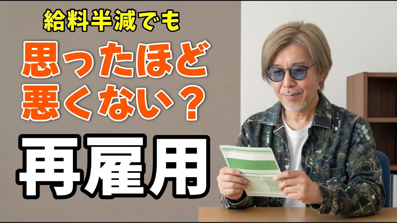 【再雇用】思ったほど悪くない？手取り11万円の衝撃と、後から感じた安心感