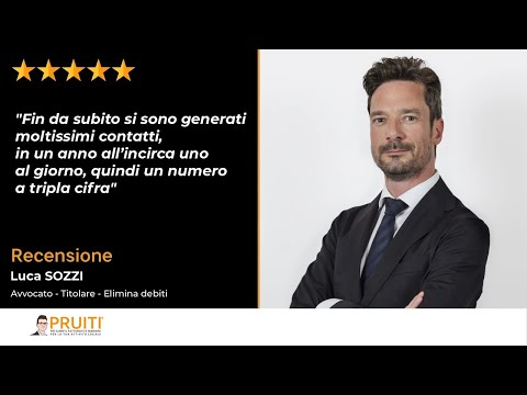 Luca Sozzi - Elimina debiti: "Da subito moltissimi contatti, in un anno all’incirca uno al giorno"